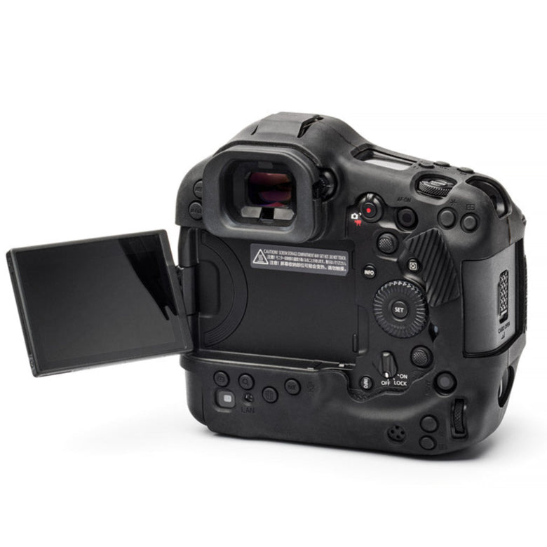 easyCover Silicone Skin for Canon EOS R1 (Black/Red/Camo)