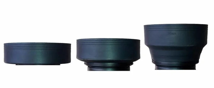 JJC 3-in-1 Silicone Lens Hood choose size 49mm / 52mm / 55mm / 62mm / 67mm / 72mm / 77mm