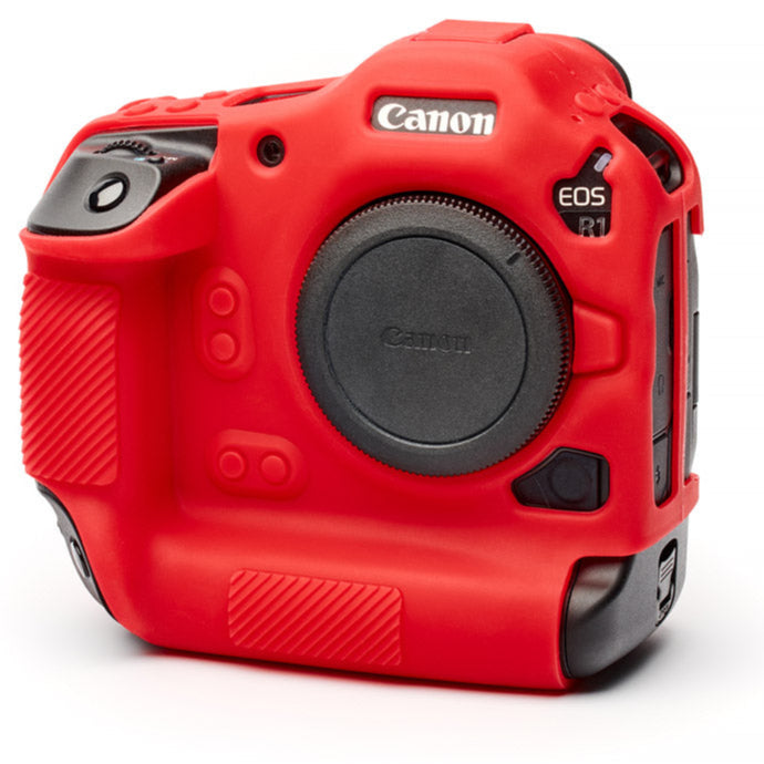 easyCover Silicone Skin for Canon EOS R1 (Black/Red/Camo)