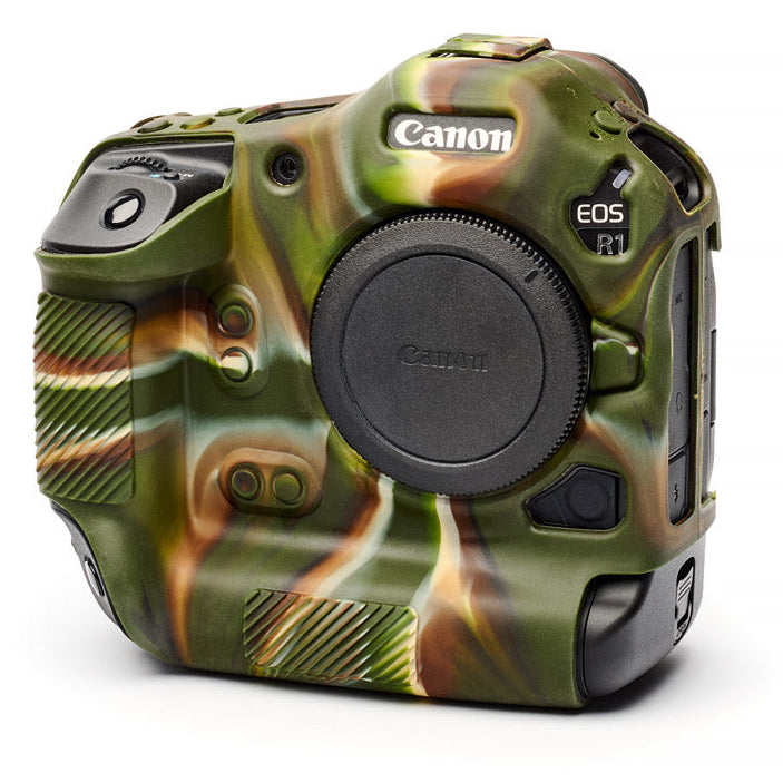 easyCover Silicone Skin for Canon EOS R1 (Black/Red/Camo)