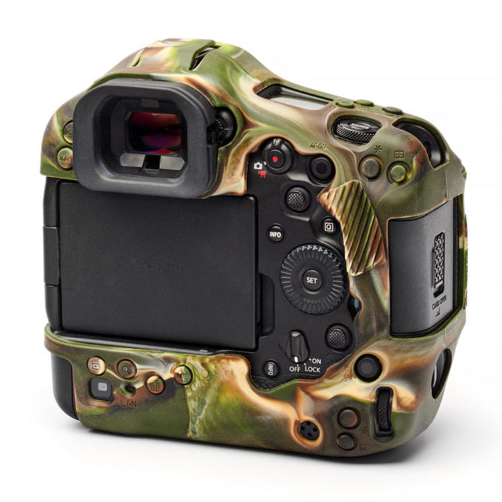 easyCover Silicone Skin for Canon EOS R1 (Black/Red/Camo)