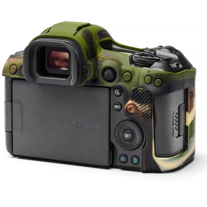 easyCover Silicone Skin for Canon EOS R5 MKII (Black/Red/Camo)