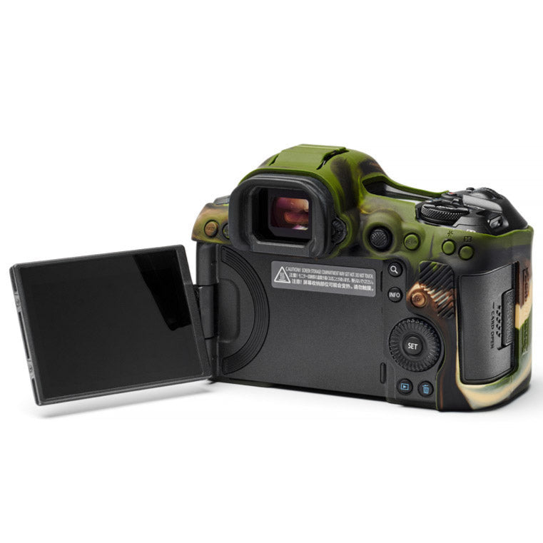 easyCover Silicone Skin for Canon EOS R5 MKII (Black/Red/Camo)