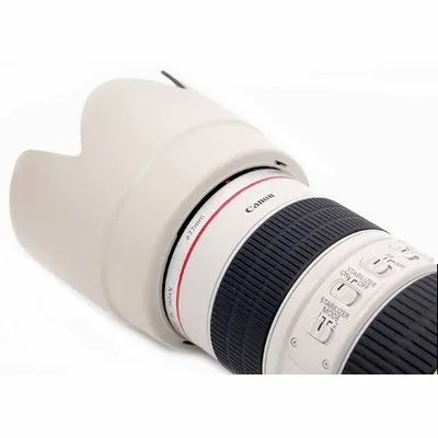 JJC replacement CANON ET-86 White Lens Hood for Canon EF 70-200mm f2.8L IS USM