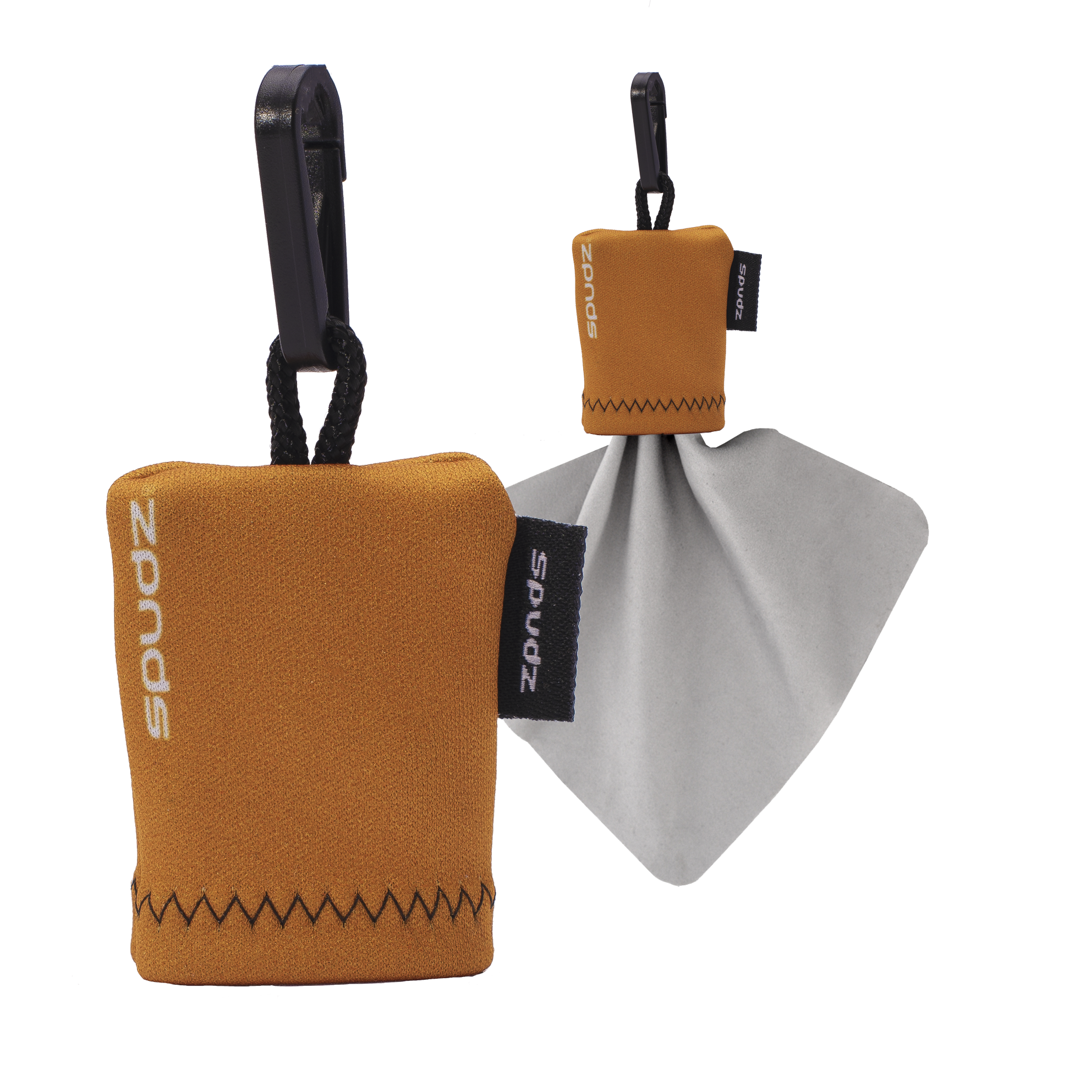 Spudz Microfibre Cloths 6x6" and 10x10" in various designs for cameras, glasses, screens, gadgets and more