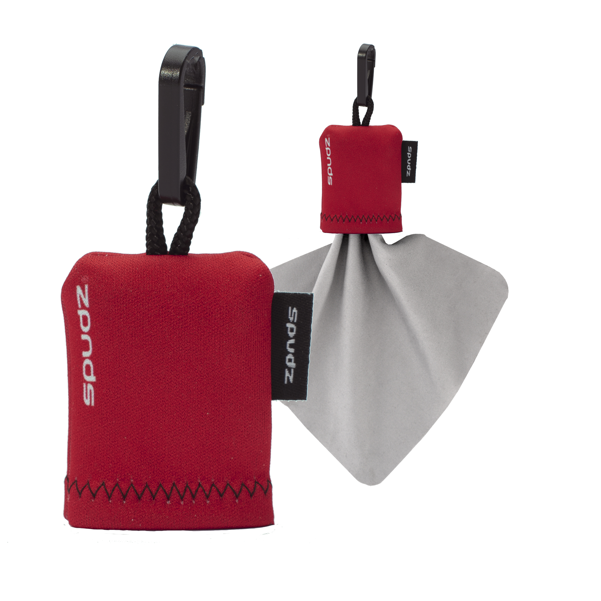 Spudz Microfibre Cloths 6x6" and 10x10" in various designs for cameras, glasses, screens, gadgets and more