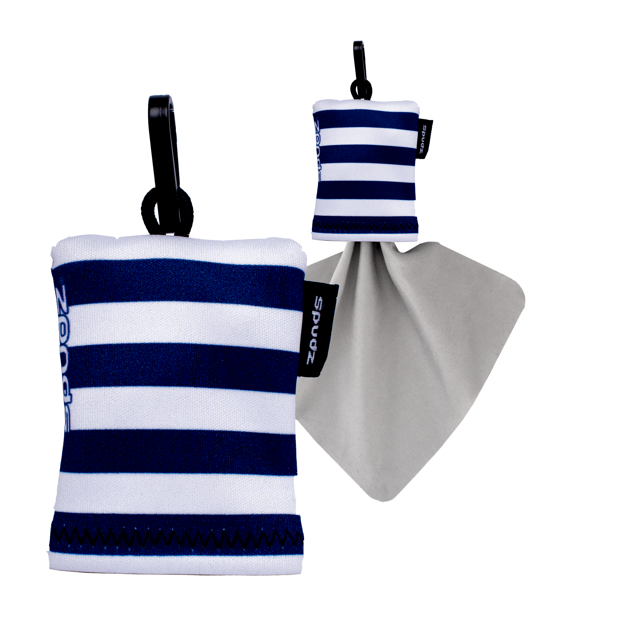 Spudz Microfibre Cloths 6x6" and 10x10" in various designs for cameras, glasses, screens, gadgets and more