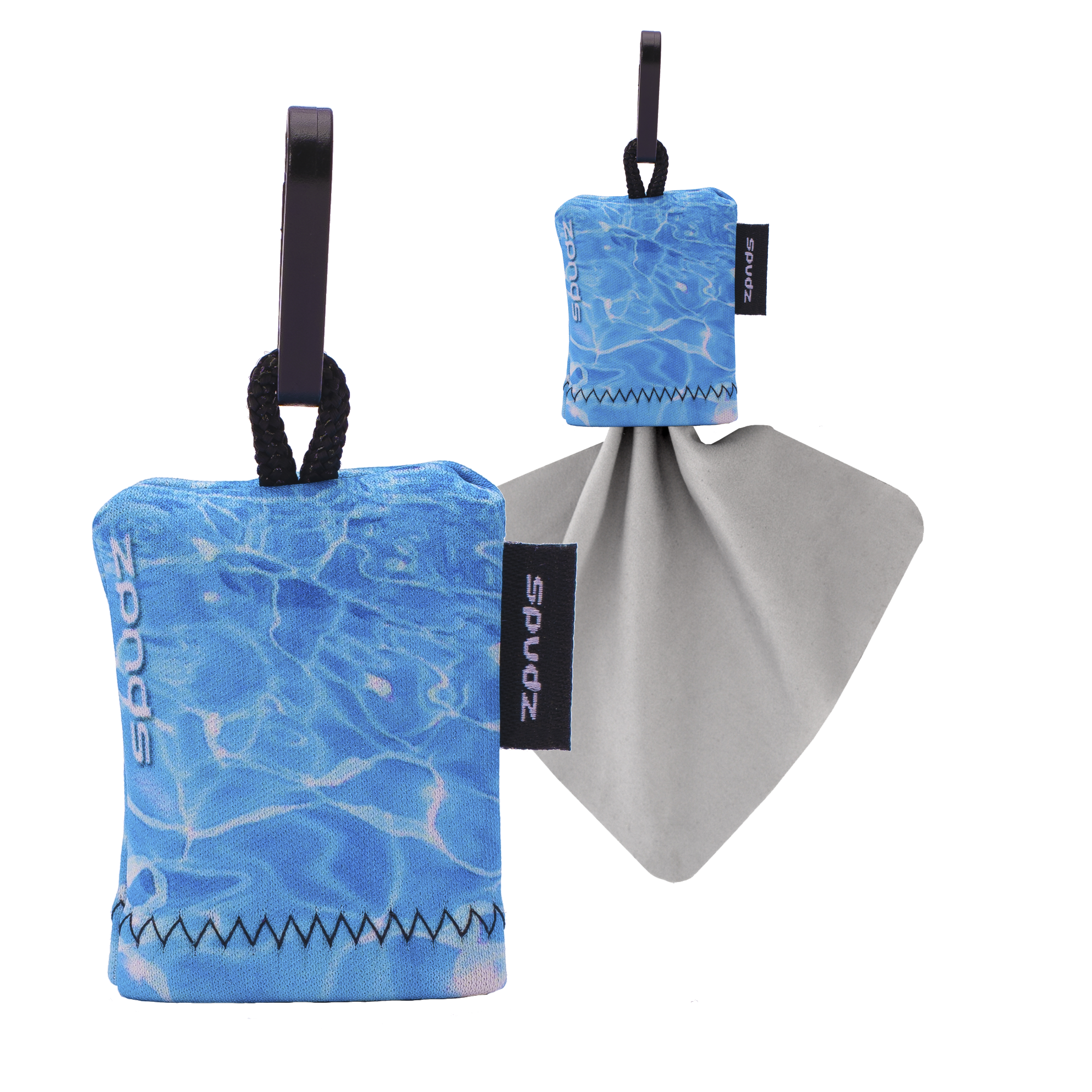 Spudz Microfibre Cloths 6x6" and 10x10" in various designs for cameras, glasses, screens, gadgets and more