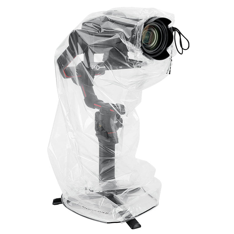 JJC Disposable Raincover for gimbal stabilizer with camera dims 41.4 x 21.8 x 19.5 cm. (Pack of 2) RI-ST1