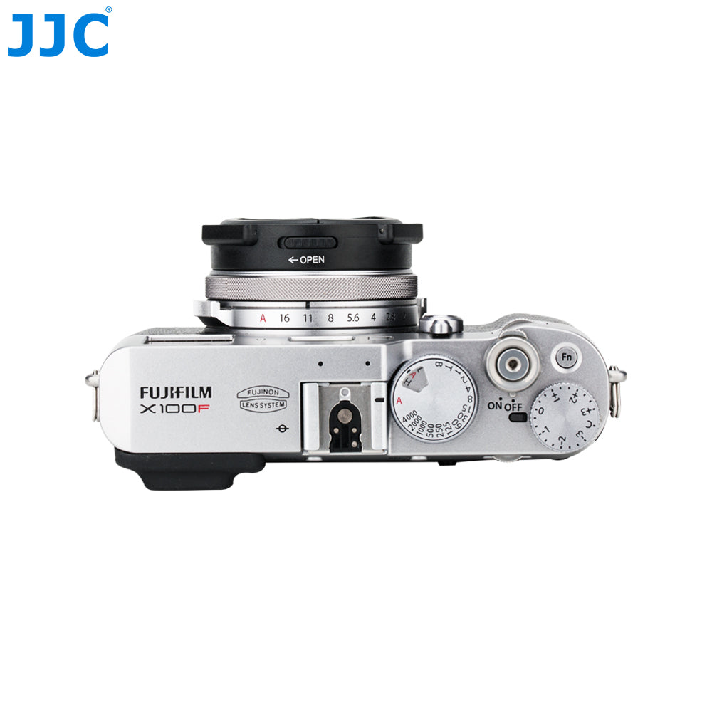 JJC Auto Lens Cap for a Fuji FinePix X70/X100/X100S/X100T/X100F