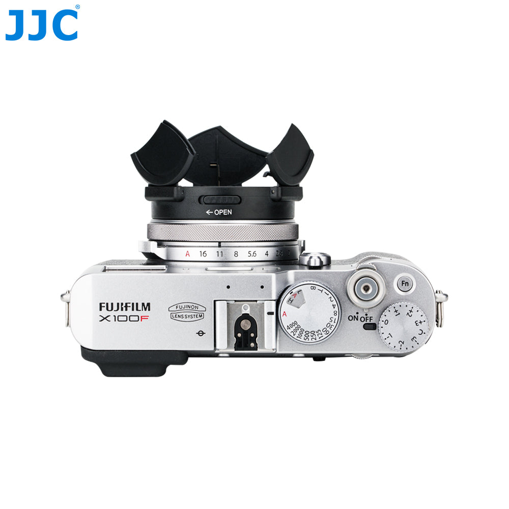 JJC Auto Lens Cap for a Fuji FinePix X70/X100/X100S/X100T/X100F