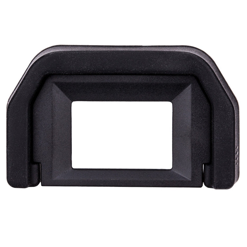 Black eyecup for camera on a white background