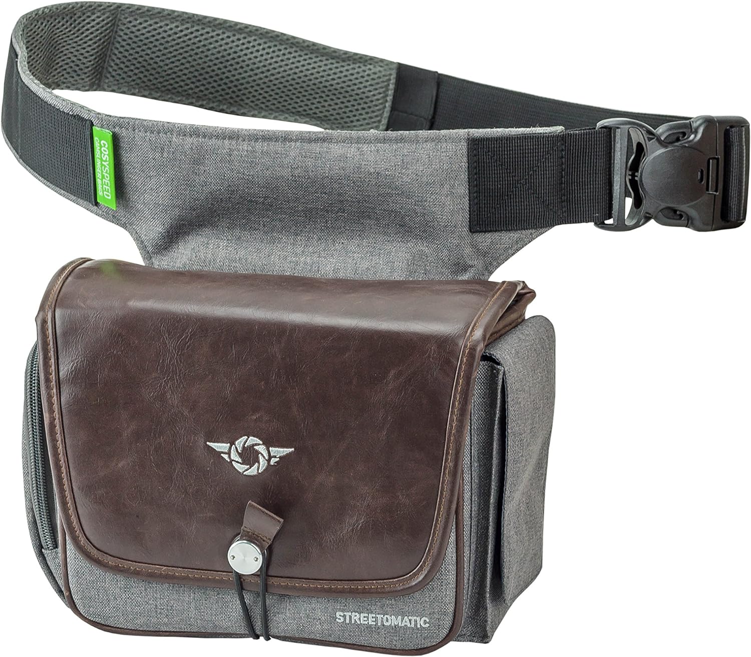 CAMSLINGER Streetomatic+ camera bag for mirrorless cameras, DSLRs and Superzooms (two colours)