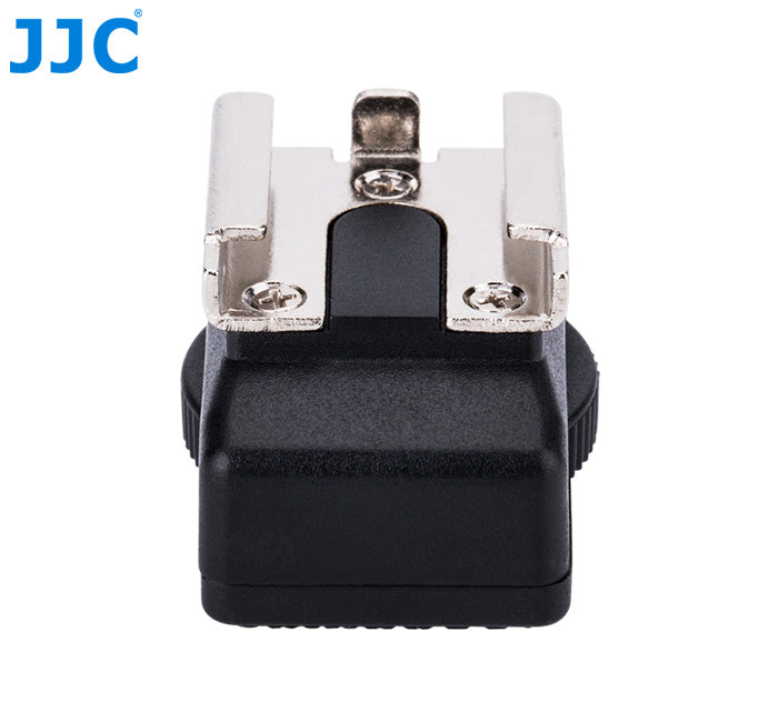JJC Male Hot Shoe Adapter 1/4" 20 Thread with Lock (With Cold Flash) (MSA-9)