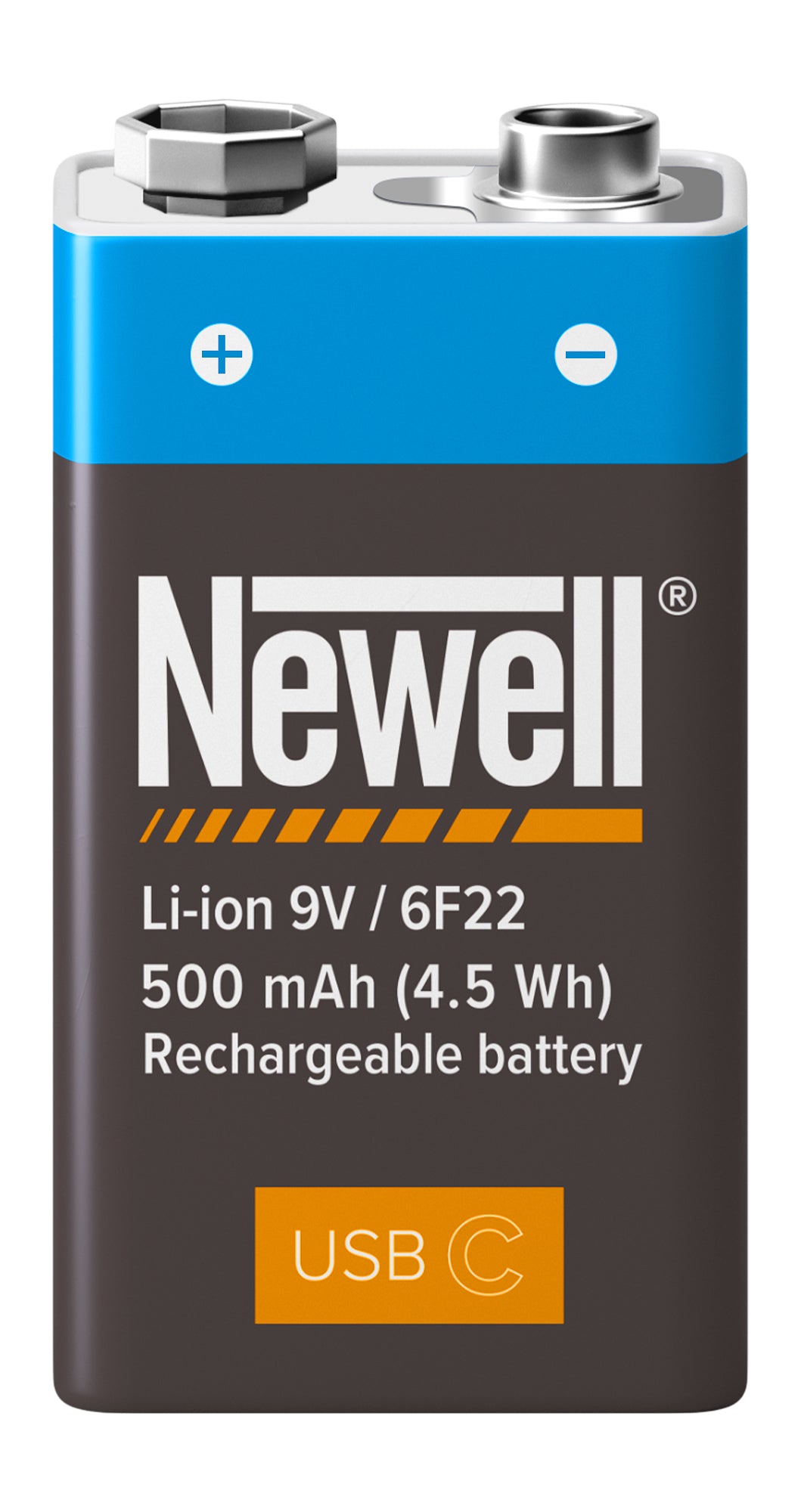 Newell 9V USB-C Onboard Litium Ion 500mAh Battery - DIRECT CHARGE USB-C / NO CHARGER RQD