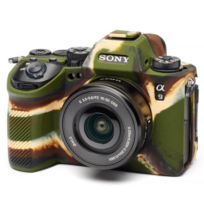 easyCover Silicone Skin for Sony A9 III & A1 II (Black / Camo)
