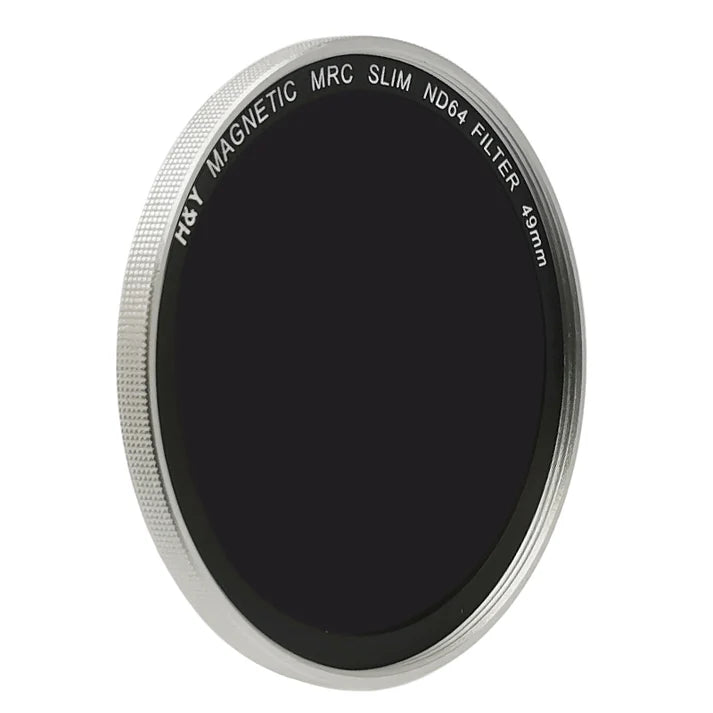 H&Y 49mm Filter Kit for Fujifilm X100V Kit Black / Silver includes (ND64, CPL, UV), lens cap and filter pouch