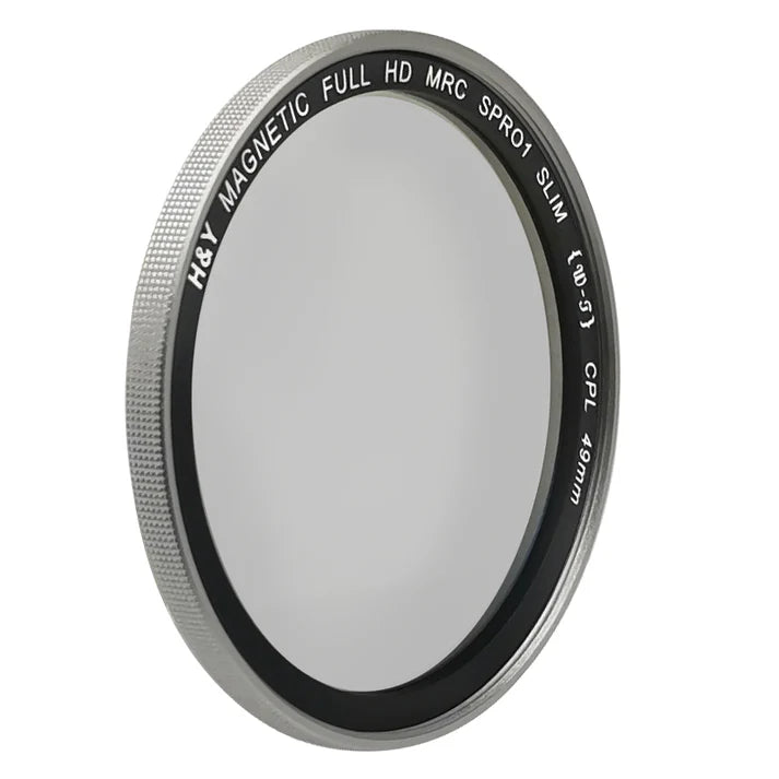 H&Y 49mm Filter Kit for Fujifilm X100V Kit Black / Silver includes (ND64, CPL, UV), lens cap and filter pouch