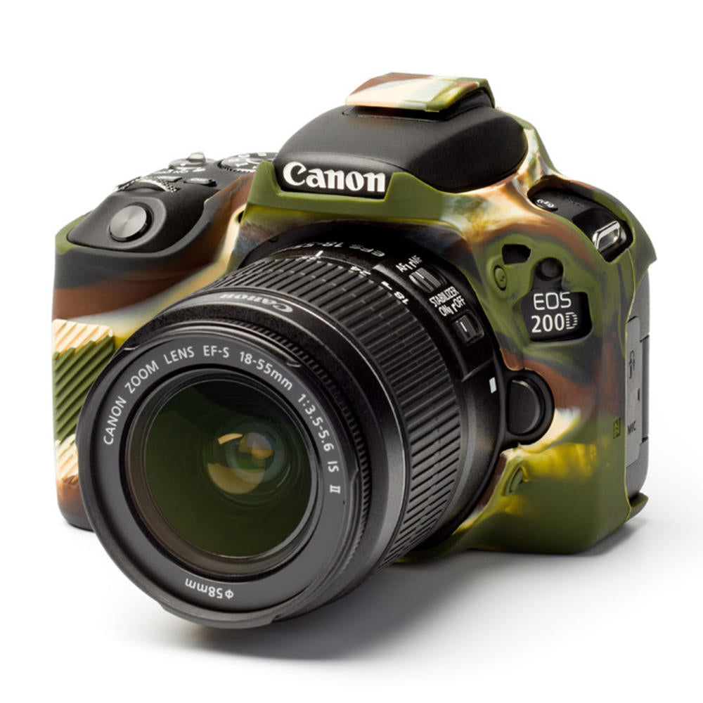 easyCover Camera Case for Canon 200D/250D (Black/Red/Camo)