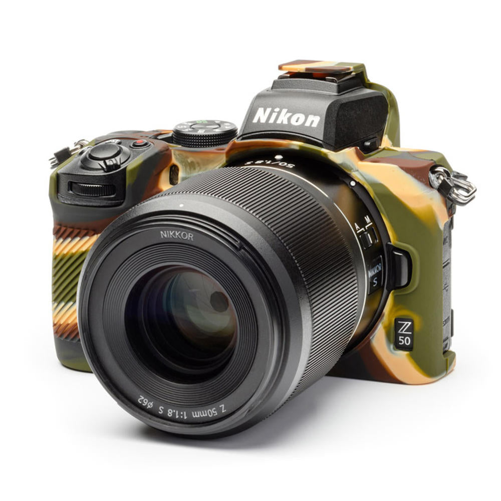 easyCover Silicone Skin for Nikon Z50 (Black/Yellow/Camo)