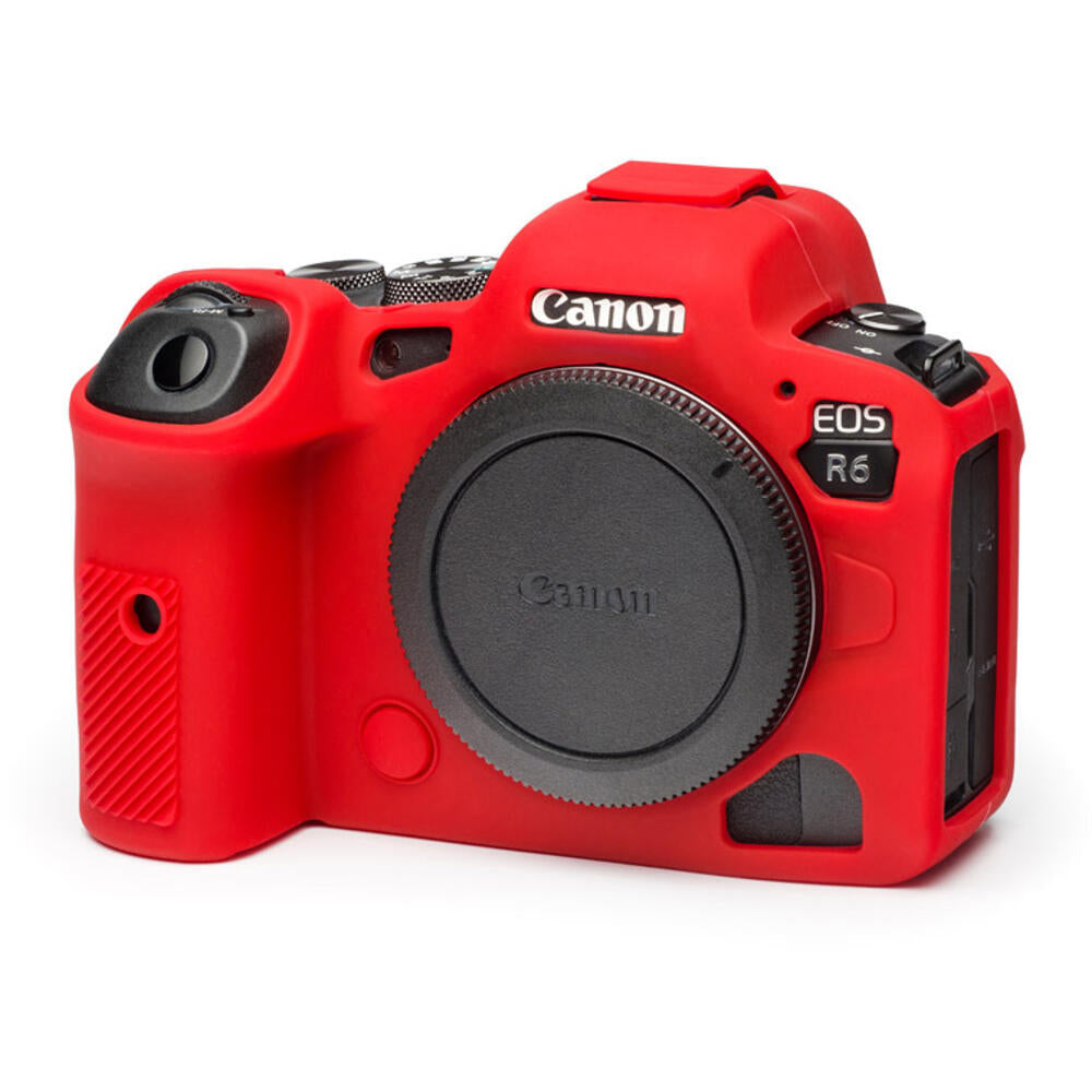 easyCover Silicone Skin for Canon EOS R5 / R6 / R6 MKII (Black/Red/Camo)