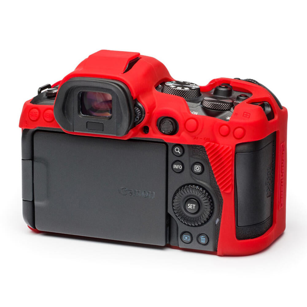 easyCover Silicone Skin for Canon EOS R5 / R6 / R6 MKII (Black/Red/Camo)
