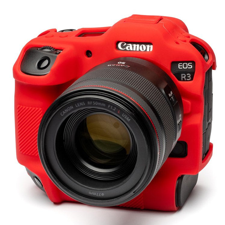 Easy Cover Silicone Skin for Canon EOS R3 (Black/Red/Camo)