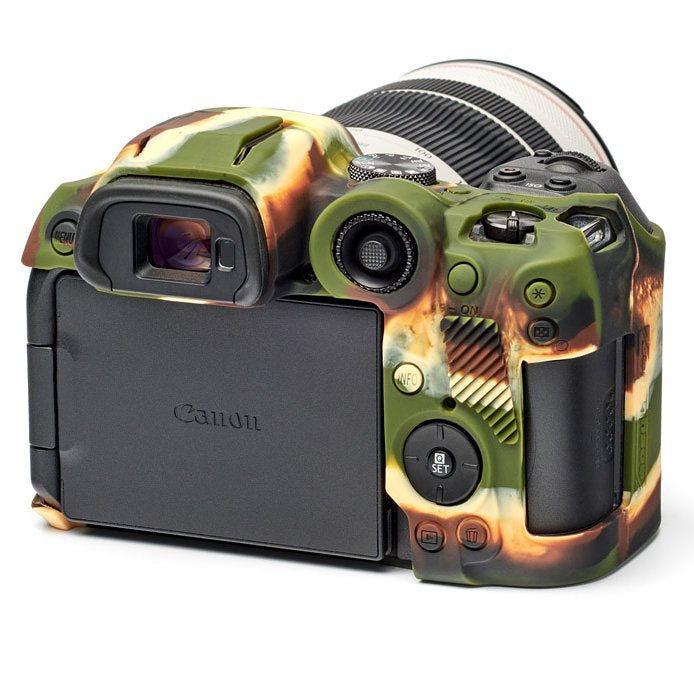 easyCover Silicone Skin for Canon EOS R7 (Black/Red/Camo)