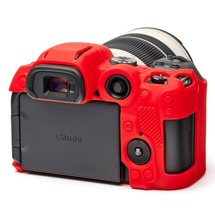 easyCover Silicone Skin for Canon EOS R7 (Black/Red/Camo)