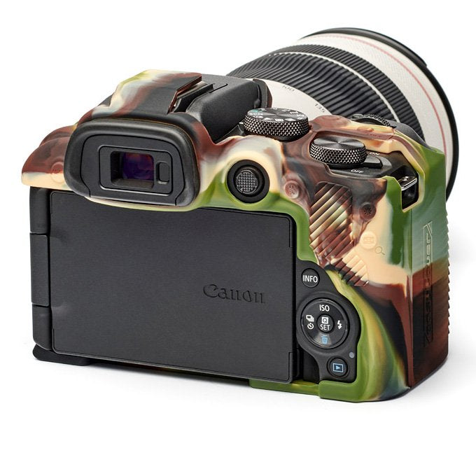 easyCover Silicone Skin for Canon EOS R10 (Black/Red/Camo)