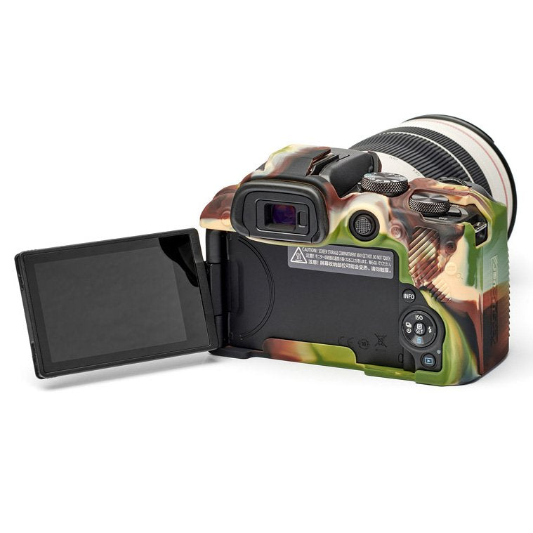 easyCover Silicone Skin for Canon EOS R10 (Black/Red/Camo)