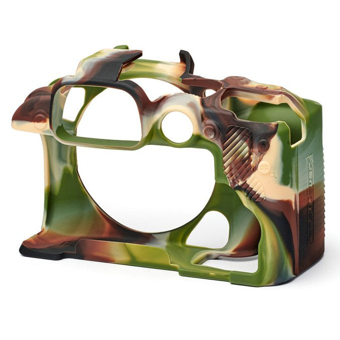 easyCover Silicone Skin for Canon EOS R10 (Black/Red/Camo)