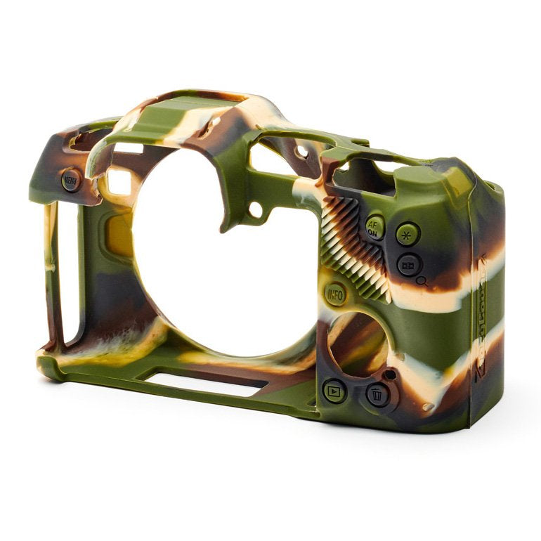 easyCover Silicone Skin for Canon EOS R8 (Black/Red/Camo)