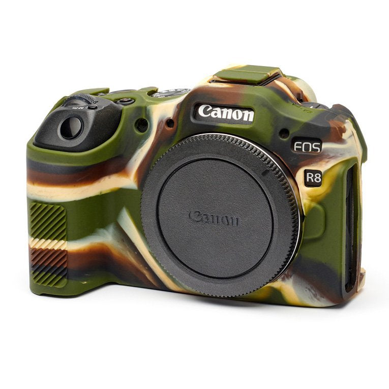 easyCover Silicone Skin for Canon EOS R8 (Black/Red/Camo)