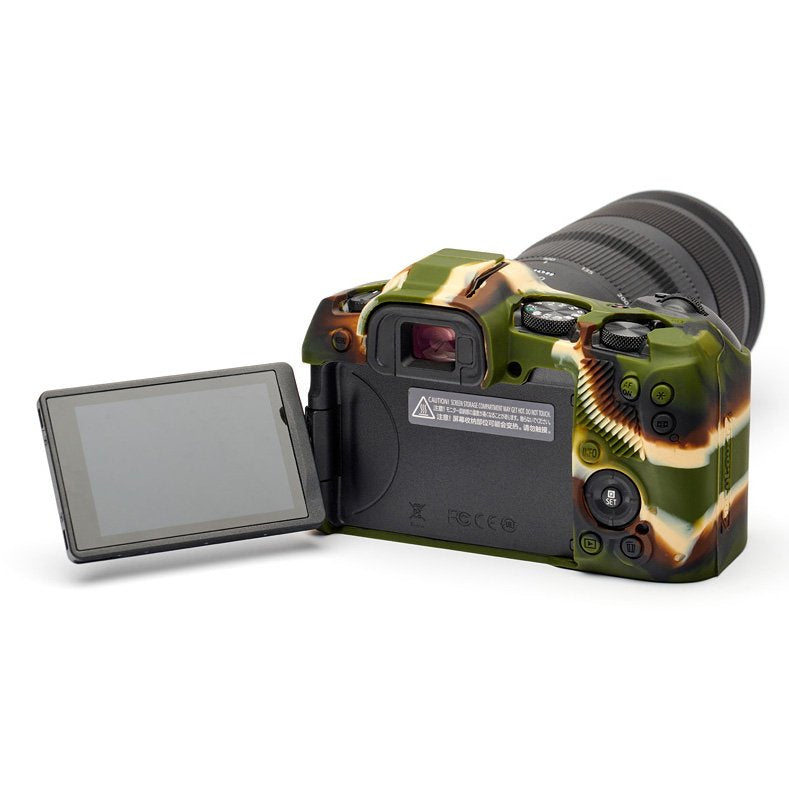 easyCover Silicone Skin for Canon EOS R8 (Black/Red/Camo)