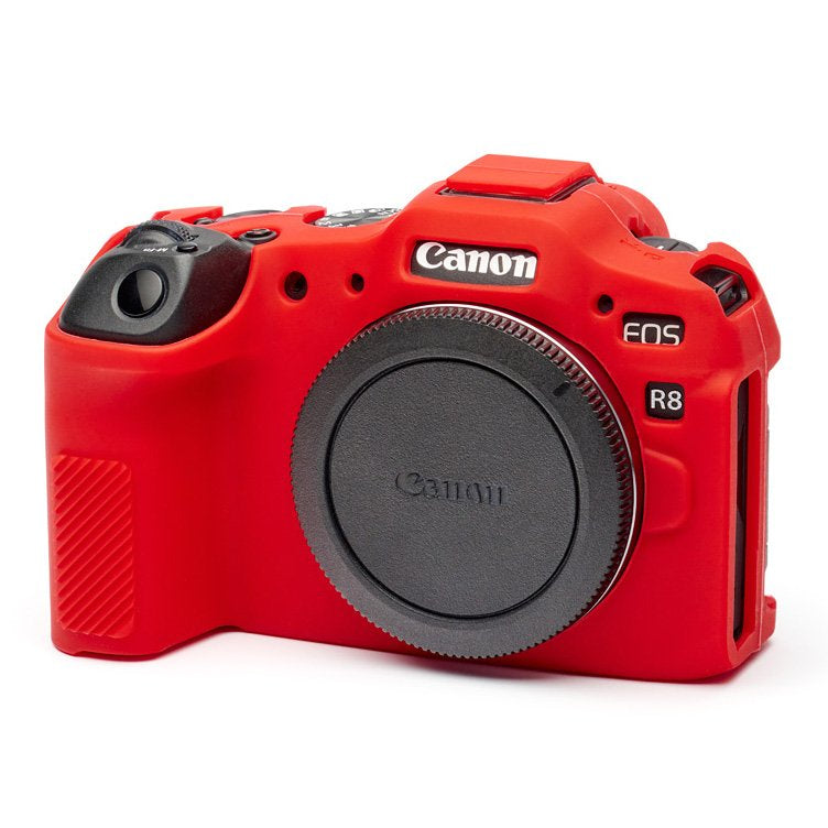 easyCover Silicone Skin for Canon EOS R8 (Black/Red/Camo)