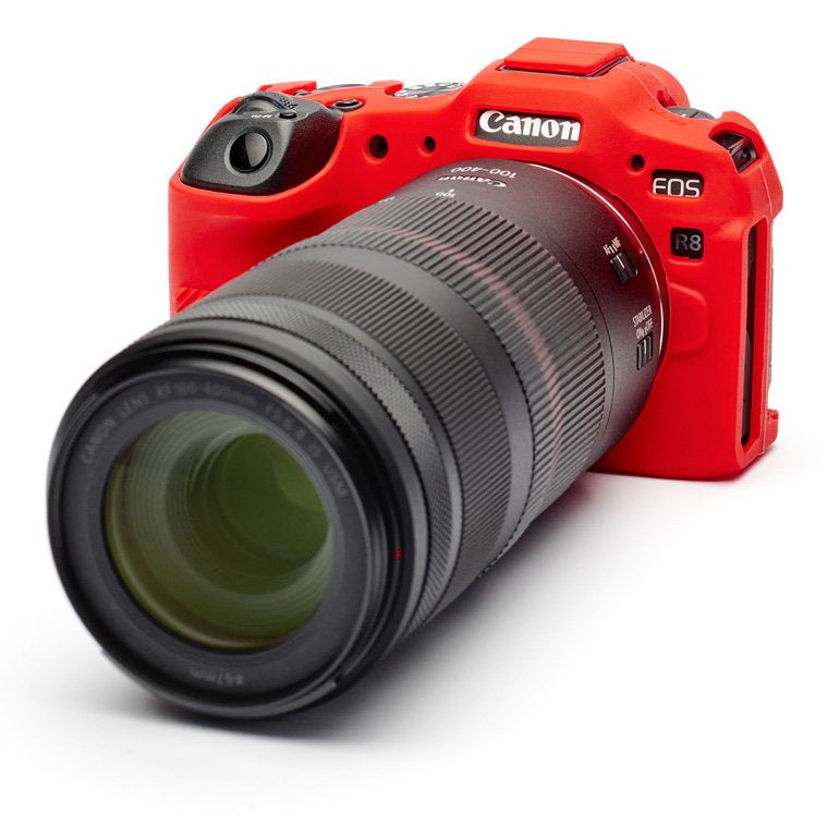 easyCover Silicone Skin for Canon EOS R8 (Black/Red/Camo)