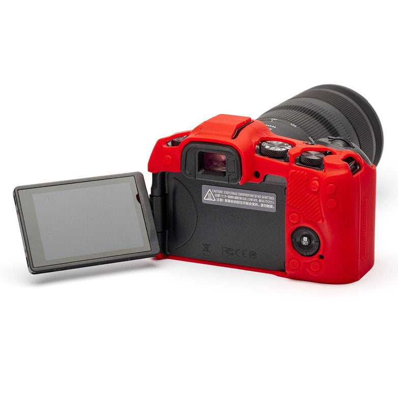 easyCover Silicone Skin for Canon EOS R8 (Black/Red/Camo)
