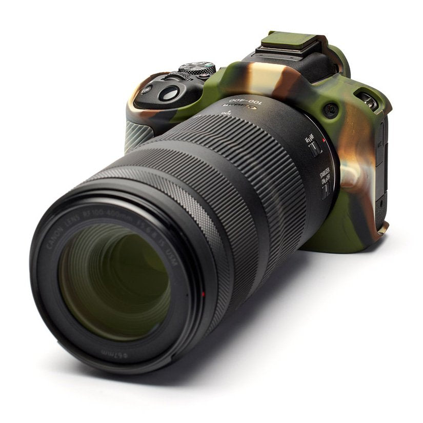easyCover Silicone Skin for Canon EOS R50 (Black/Red/Camo)