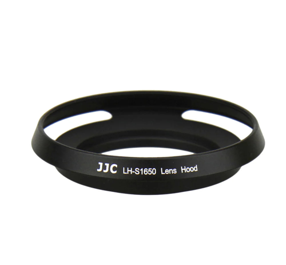 JJC Metal Lens Hood Sony EPZ 16-50mm OSS / Nikon 1 Nikkor 10mm F2.8 - Silver or Black