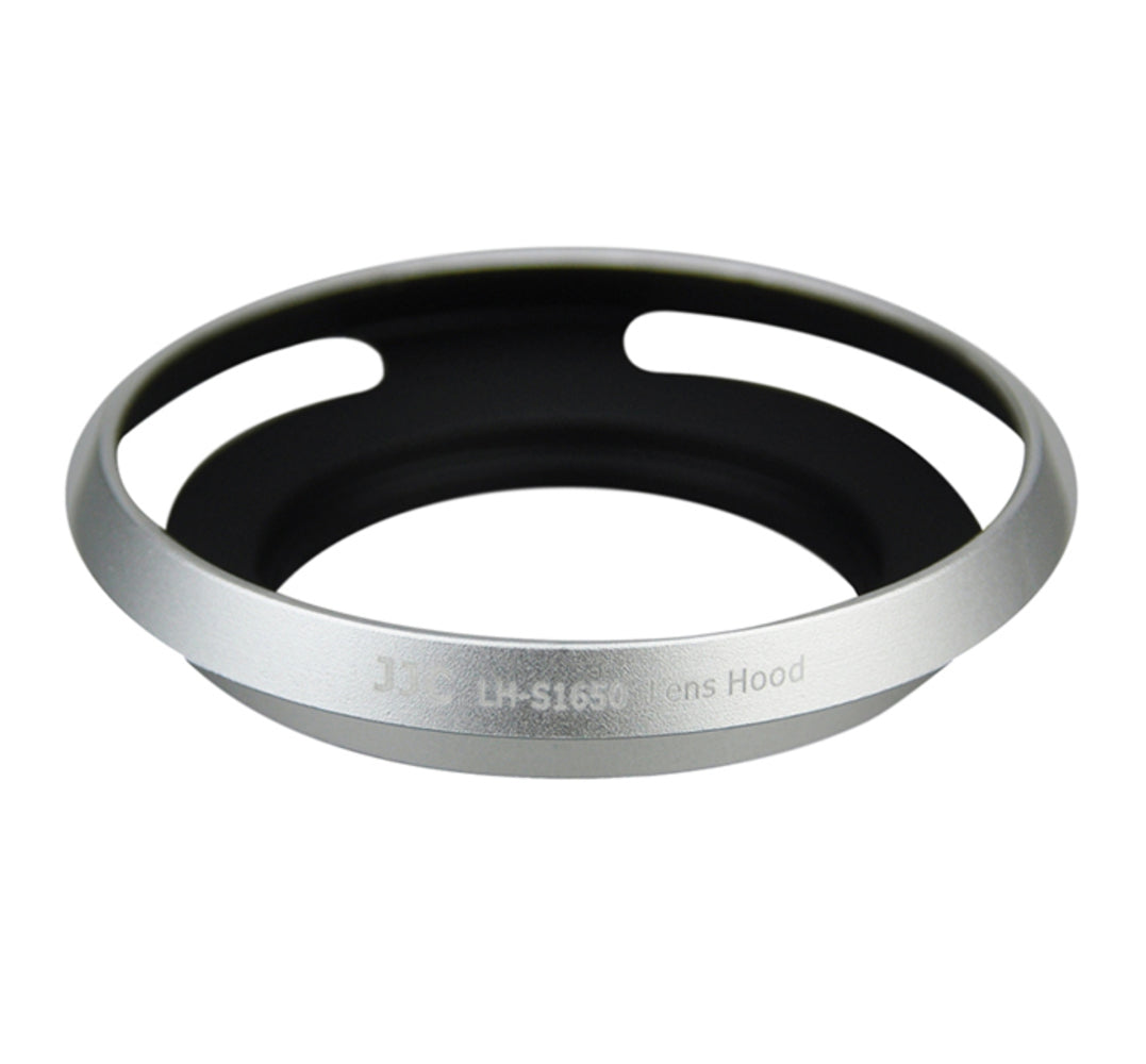 JJC Metal Lens Hood Sony EPZ 16-50mm OSS / Nikon 1 Nikkor 10mm F2.8 - Silver or Black
