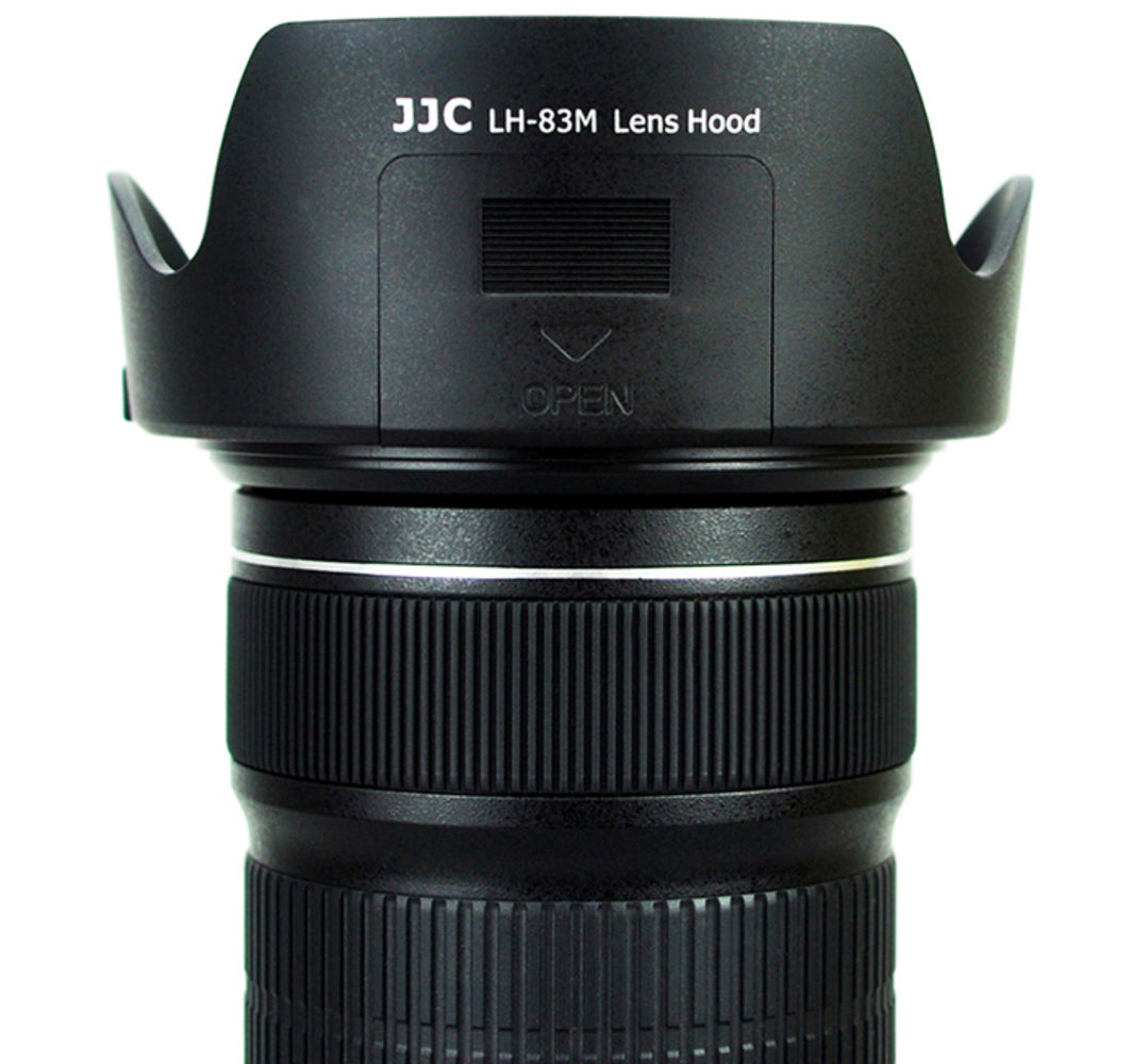 JJC LH-83M Black Lens Hood for Canon EF 24-105 f3.5-5.6 IS STM replaces EW-83M