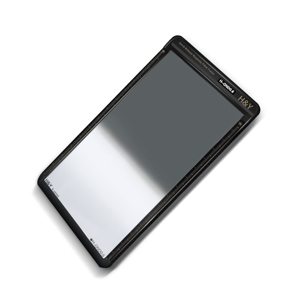 H&Y Hard-Gradual Neutral Density 100x150mm incl Magnetic Filter Frame (three options)