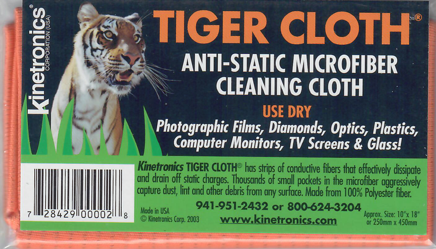 Kinetronics Anti-Static Tiger Cloth (250mm x 450mm)