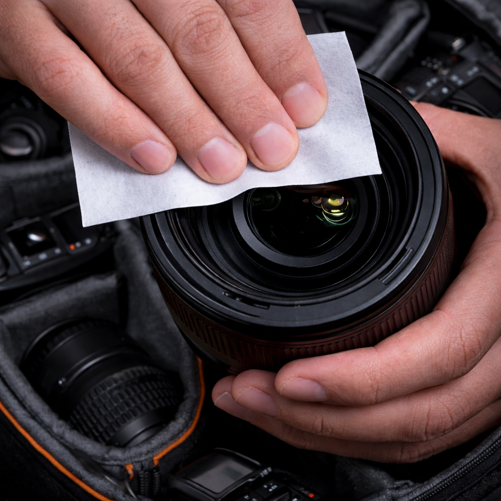 #JUSTDUST APC-PADS 10cm x 10cm Film Wipes and Optical Cloth (Pack of 100) - for Ultra Soft, Lint Free Cloth for Cleaning Sensitive Surfaces like Camera, Lens, Filters, Film, Scanners, Telescopes, Microscopes, Binoculars