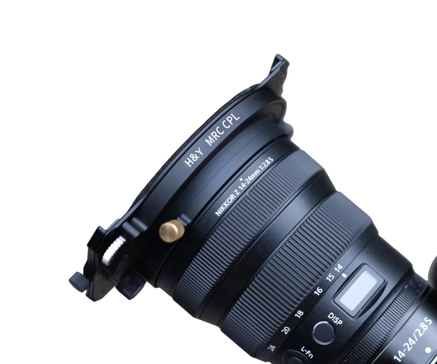 H&Y K- Series KH-100 / KC-100 adapter for bespoke for NIKKOR Z 14-24mm f/2.8 S (two fittings)