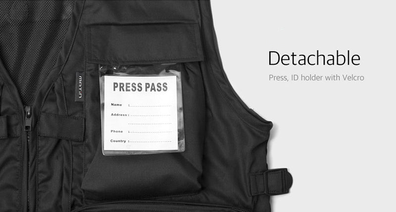 MATIN Photographers Shooting Vest - Beige - Various Sizes