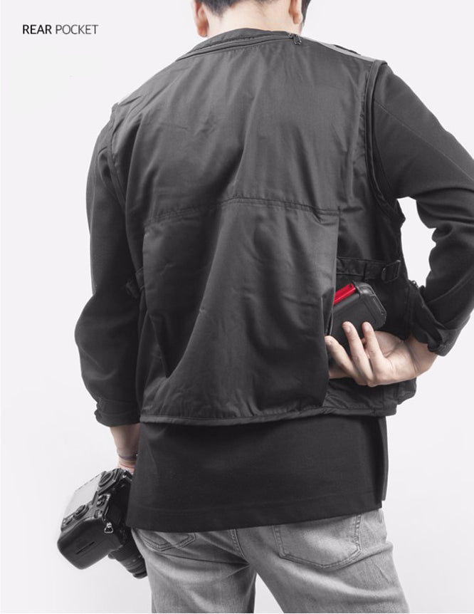 MATIN Photographers Shooting Vest - Beige - Various Sizes