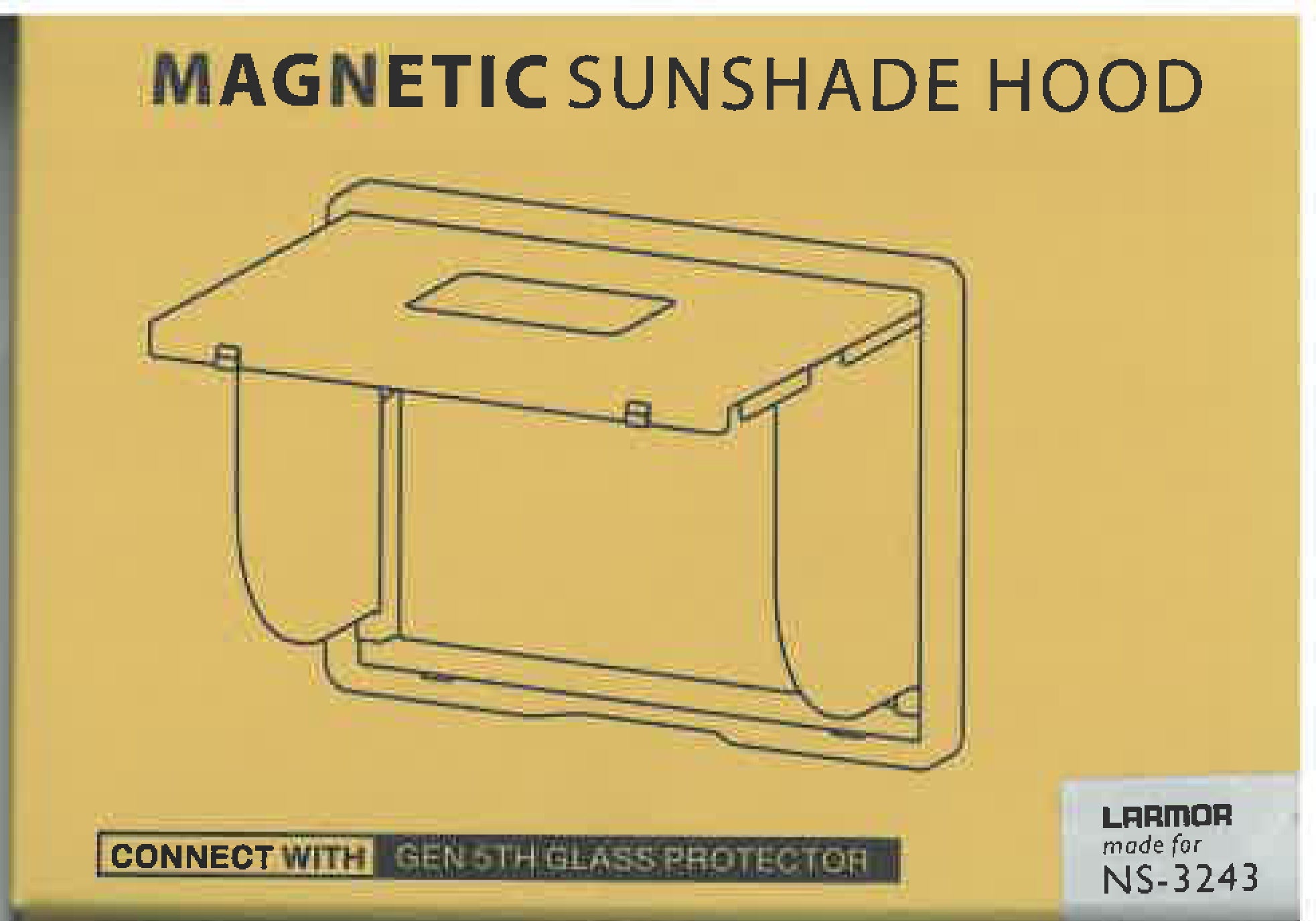 GGS Foto Larmor GEN5 Replacement / Spare Monitor Hood for Nikon and Sony ( NS-3243 )