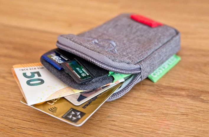 COSYSPEED ST-Wallet for SD-Cards, Credit Cards, Money with RFID Blocker (three colours)